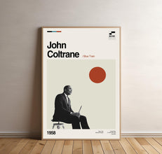 John Coltrane Blue Train Poster, John Coltrane Print, Music Poster, Midcentury Art, Minimalist Art, Retro Poster, Vintage Poster, Home Decor 1811818109