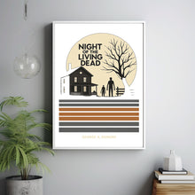 Night of the Living Dead, Movie Poster, Horror Film, Classic Zombie Film, Vintage Movie Art