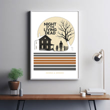 Night of the Living Dead, Movie Poster, Horror Film, Classic Zombie Film, Vintage Movie Art
