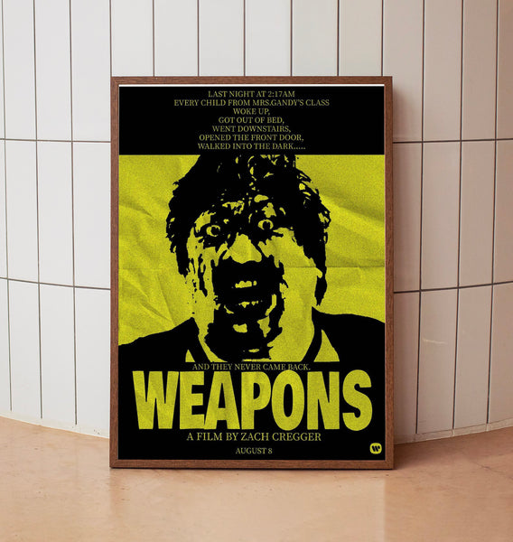 Weapons 2025 Poster Art Print Movie Posters TV Posters Gift for Movie ...