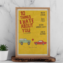 10 Things I Hate About You Movie Poster – Vintage Canvas Wall Art 4373939382