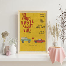 10 Things I Hate About You Movie Poster – Vintage Canvas Wall Art 4373939382