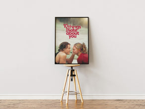 10 Things I Hate About You Poster ,Romantic Comedy Film, Wall Art ,Movie Print 4346617155
