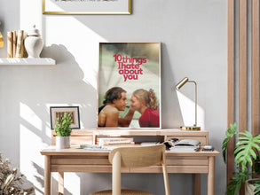 10 Things I Hate About You Poster ,Romantic Comedy Film, Wall Art ,Movie Print 4346617155