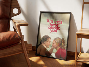 10 Things I Hate About You Poster ,Romantic Comedy Film, Wall Art ,Movie Print 4346617155