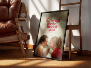 10 Things I Hate About You Poster ,Romantic Comedy Film, Wall Art ,Movie Print 4346617155