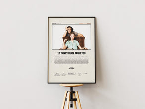 10 Things I Hate About You,Film Poster, Movie Print, Wall Art ,Cinema Decor 4427427259