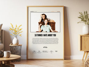 10 Things I Hate About You,Film Poster, Movie Print, Wall Art ,Cinema Decor 4427427259