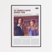 10 Things I Hate About You, Gil Junger, Retro Movie Poster, Custom Movie Poster 4421169390