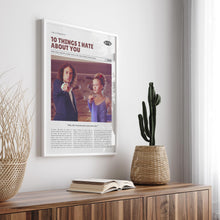 10 Things I Hate About You, Gil Junger, Retro Movie Poster, Custom Movie Poster 4421169390