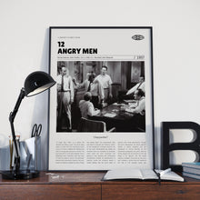 12 Angry Men, Sidney Lumet, Retro Movie Poster, Custom Movie Poster 4421170488