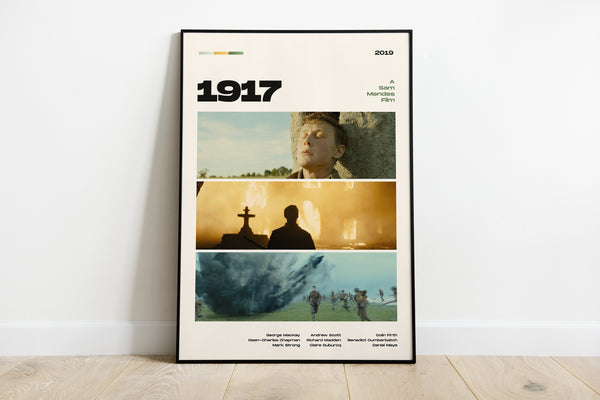 1917 Movie Poster, Modern Movie Poster Print, 1917 Poster Wall Decor, DIGITAL FILES, Sam Mendes 1418926776