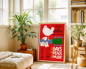1969 Woodstock Festival Poster Peace & Music (Digital Download) 986791163