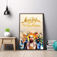 1975 Monty Python and The Holy Grail Movie Poster Classic Canvas Art 4331510120