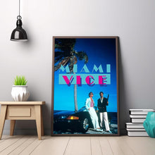 1984 Miami Vice Movie Poster Classic Vintage Canvas Art 4346580901