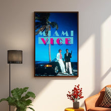1984 Miami Vice Movie Poster Classic Vintage Canvas Art 4346580901