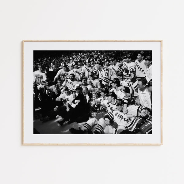 1994 New York Rangers Season Poster, NHL All-Star Game, Black and White Wall Art,Vintage Wall Art, Photograph Prints, NHL Gift, Sport Decor 1779008849