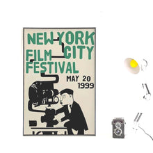 1999 NYC Film Festival Poster Vintage Movie Art, Typographic Design 4373940842