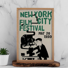 1999 NYC Film Festival Poster Vintage Movie Art, Typographic Design 4373940842