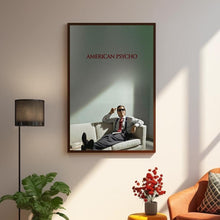 2000 American Psycho Movie Poster Christian Bale Patrick Bateman Classic Film Canvas Cloth 4366726199