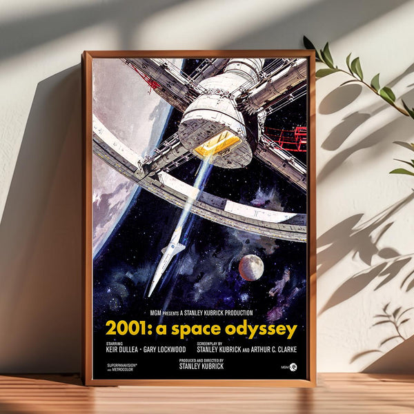 2001 A Space Odyssey Movie Poster Sci-Fi Canvas Wall Art 1826219183