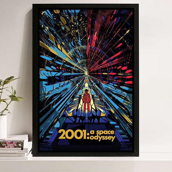 2001 A Space Odyssey Movie Poster Sci-Fi Canvas Wall Art 1826219183 - Copy