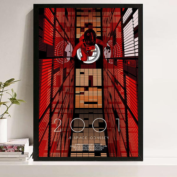 2001 A Space Odyssey Movie Poster Sci-Fi Canvas Wall Art 1826219183 - Copy (2)