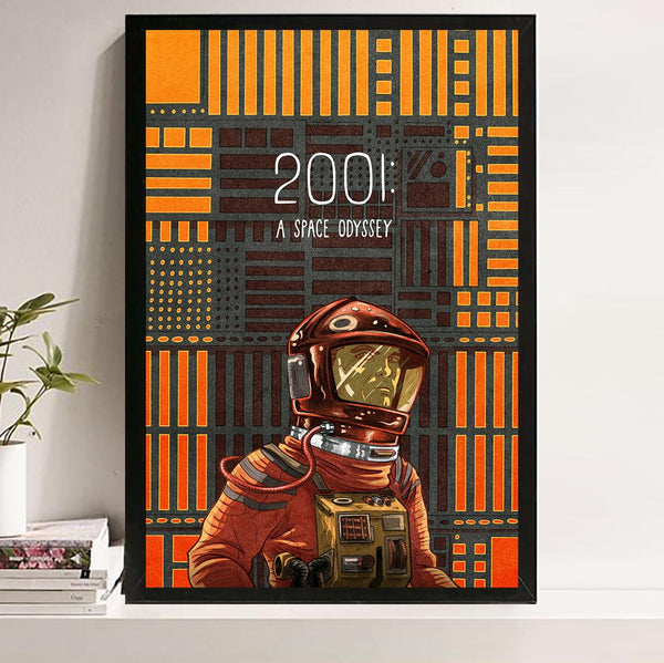 2001 A Space Odyssey Movie Poster Sci-Fi Canvas Wall Art 1826219183 - Copy (4)