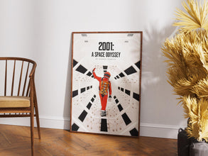 2001 Space Odyssey Poster, Retro Movie, Print Art, Sci-Fi Film, Stanley Kubrick 1904832449