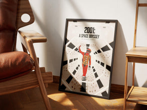 2001 Space Odyssey Poster, Retro Movie, Print Art, Sci-Fi Film, Stanley Kubrick 1904832449