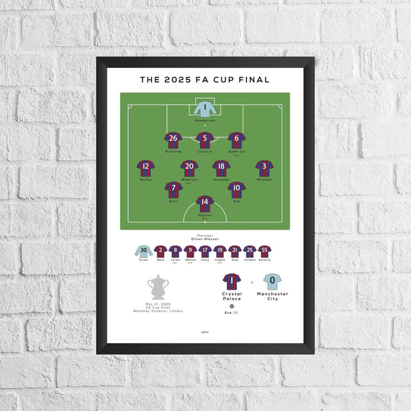 2025 FA Cup Final Match Print Crystal Palace vs City Fan Gift 4306846196