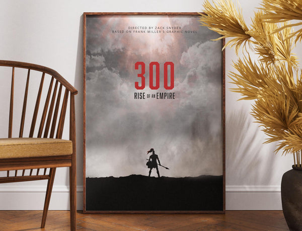 300 Spartan Poster, Spartan Warrior Film, Print Poster, Zack Snyder, Gerard Butler, Gifts for Men, Leonidas, Wall Decor, Movie Buffs Gift 1890252089