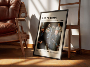 310 to Yuma Poster, Western Cowboy Movie Poster, Russell Crowe and Christian Bale Poster, 3.10 to Yuma Print Poster, Cinematic Wall Decor 1882320064