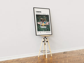 3 Idiots Film Poster, Bollywood Cinema Poster Print, Aamir Khan and Kareena Kapoor Starring 3 Idiots Movie Print, Cinematic Room Decor 1889044781