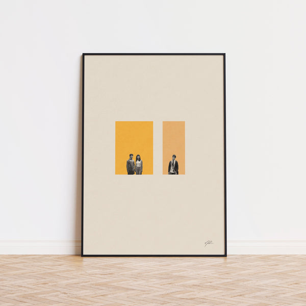 500 Days Inspired Poster  Mid Century Modern Poster  Minimalist Poster  Retro Art Print  Wall Art  Movie Print Art  Gift for her 1563994255