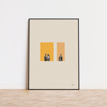 500 Days Inspired Poster  Mid Century Modern Poster  Minimalist Poster  Retro Art Print  Wall Art  Movie Print Art  Gift for her 1563994255