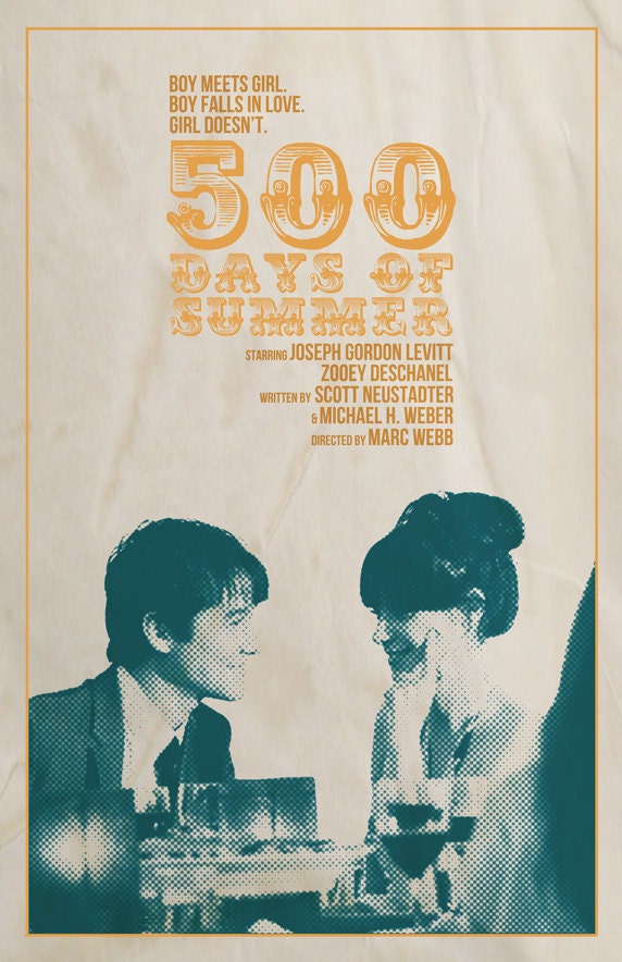 500 Days of Summer Film Poster v1 73492674