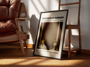 500 Days of Summer Film Poster, Alternative Film Poster Print, Joseph Gordon-Levitt and Zooey Deschanel in 500 Days of Summer Movie Poster 1880721567