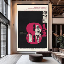 8 12 (1963) Movie Poster  Canvas Wall Art  Limited Collection  Unframed Print  Home Decor  Gift Idea 4415291356