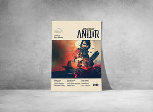 ANDOR POSTER - Star Wars Poster - Cassian Andor - Mid Century Modern Poster - Minimalist Art Poster - Digital Art - Printable Art - Wall Art 1377675759