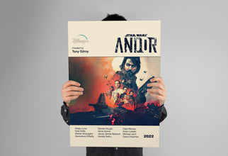 ANDOR POSTER - Star Wars Poster - Cassian Andor - Mid Century Modern Poster - Minimalist Art Poster - Digital Art - Printable Art - Wall Art 1377675759