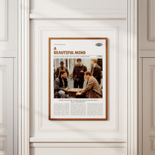 A Beautiful Mind, Ron Howard, Retro Movie Poster, Custom Movie Poster 4421166769