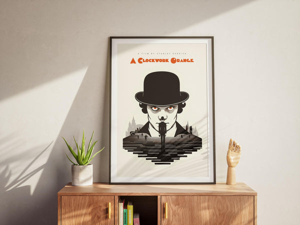 A Clockwork Orange Movie Print Poster, Minimalist Poster Print, Movie Lovers Gift, Printable Wall Art, Stanley Kubrick Movie Poster 1890208879