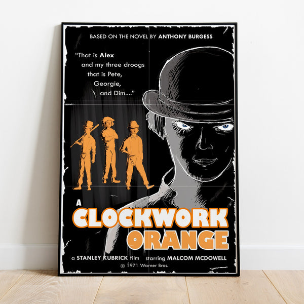 A Clockwork Orange Poster, Movie Print, Wall Art, Gift for Film Fans 1743373406 - Copy (4)