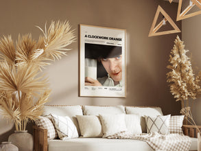 A Clockwork Orange Poster, Stanley Kubrick Film Poster, Malcolm McDowell Poster, A Clockwork Orange Print, Movie Wall Art, Gift Movie Poster 4321227004