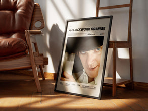 A Clockwork Orange Poster, Stanley Kubrick Film Poster, Malcolm McDowell Poster, A Clockwork Orange Print, Movie Wall Art, Gift Movie Poster 4321227004