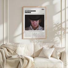 A Clockwork Orange, Stanley Kubrick, Retro Movie Poster, Custom Movie Poster 4421170512