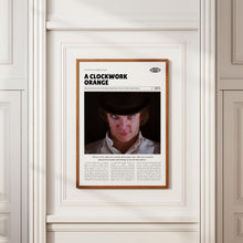 A Clockwork Orange, Stanley Kubrick, Retro Movie Poster, Custom Movie Poster 4421170512