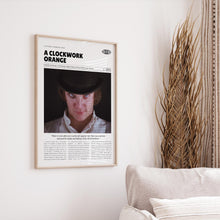 A Clockwork Orange, Stanley Kubrick, Retro Movie Poster, Custom Movie Poster 4421170512