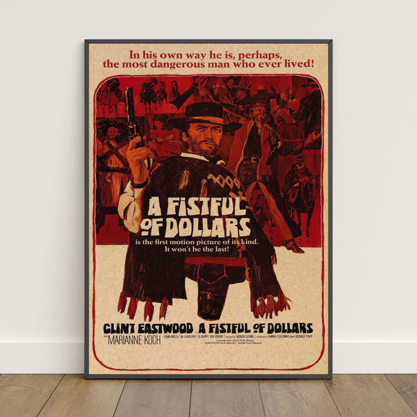 A Fistful of Dollars Poster  Retro Print  Wall Art  Home Decor  Gift Poster  Movie Poster 1811836836 - Copy (3)